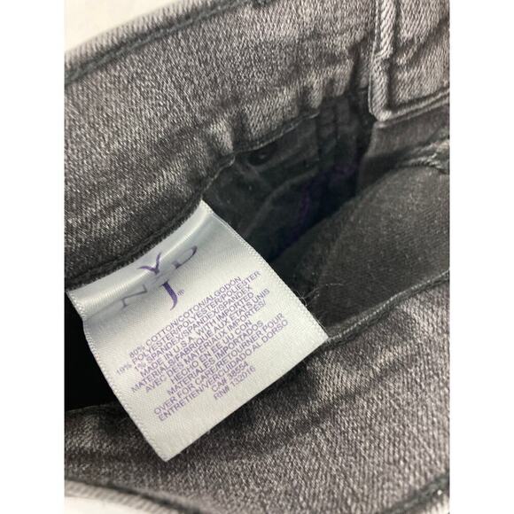 NYDJ Skinny Midrise Washed Black Jeans size 2 - Picture 4 of 4